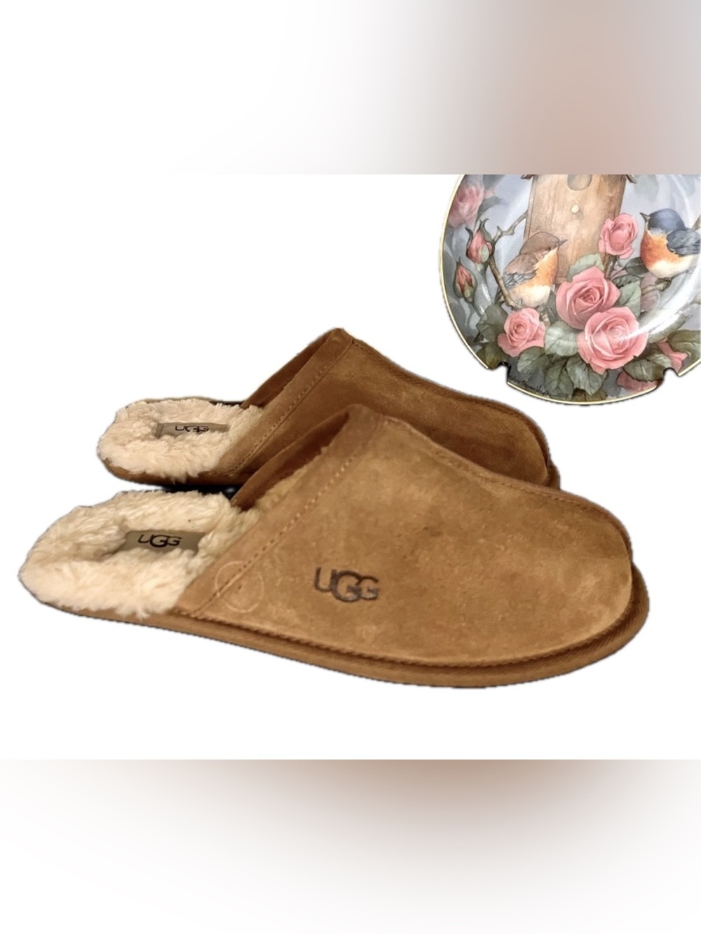 🆕 UGG Pearle Chestnut Woman’s Cozy Slipper Size 9